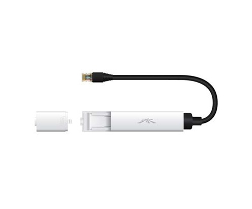 Ubiquiti Networks adaptador e inyector de PoE Gigabit Ethernet 48 V Blanco