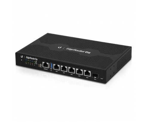 Ubiquiti Networks EdgeRouter 6P router Gigabit Ethernet 1U Negro