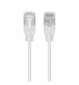 Ubiquiti UACC-Cable-Patch-EL-C6A-1M-W cable de red Translúcido, Blanco Cat6a