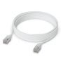 Ubiquiti UACC-Cable-Patch-EL-C6A-3M-W cable de red Translúcido, Blanco Cat6a