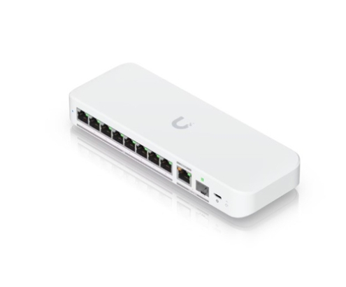 Ubiquiti UniFi Flex 2.5G Gestionado L2 2.5G Ethernet (100/1000/2500) Energía sobre Ethernet (PoE) Montaje en pared/escritorio Blanco