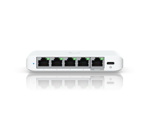 Ubiquiti UniFi Flex Mini 2.5G Gestionado 2.5G Ethernet (100/1000/2500) Energía sobre Ethernet (PoE) Escritorio Blanco