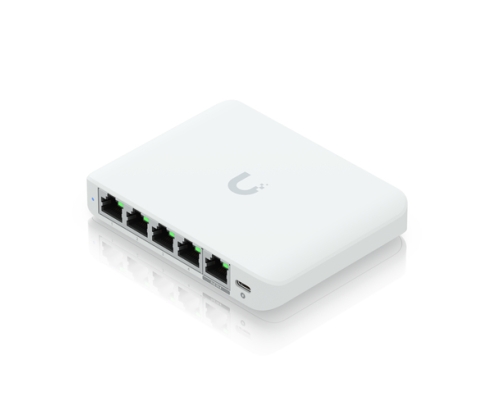 Ubiquiti UniFi Flex Mini 2.5G Gestionado 2.5G Ethernet (100/1000/2500) Energía sobre Ethernet (PoE) Escritorio Blanco