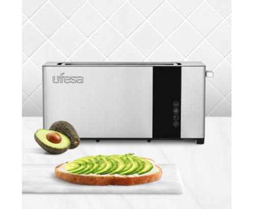 Ufesa 71305541 tostadora 7 1 rebanada(s) 1050 W Negro, Acero inoxidable