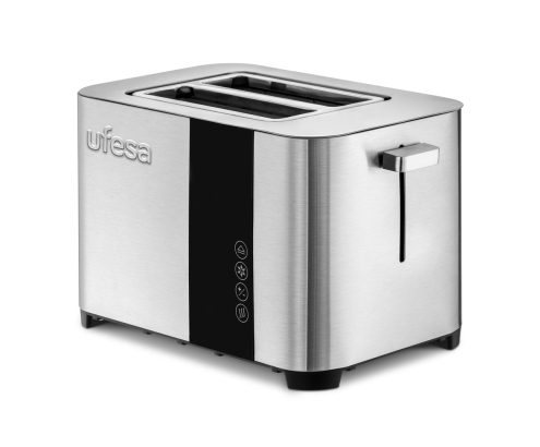 Ufesa 71305542 tostadora 7 2 rebanada(s) 850 W Negro, Acero inoxidable