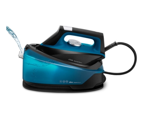 Ufesa 80205969 estación plancha al vapor 2400 W 1,2 L Suela de cerámica Negro, Azul
