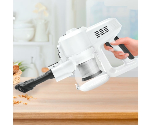 Ufesa 81405765 aspiradora de pie y escoba eléctrica Aspiradora escoba 2 en 1 Batería Secar HEPA Sin bolsa 13,5 W Negro, Blanco