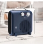 Ufesa 83105721 calefactor eléctrico Interior Azul Ventilador eléctrico
