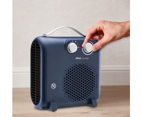 Ufesa 83105721 calefactor eléctrico Interior Azul Ventilador eléctrico