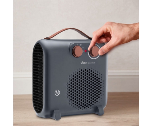 Ufesa 83105722 calefactor eléctrico Interior Gris Ventilador eléctrico