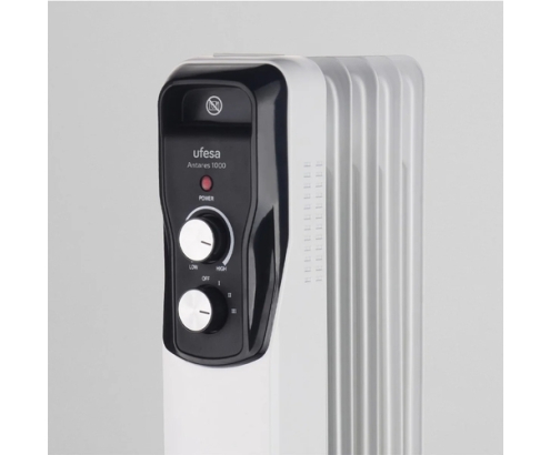Ufesa Antares 1000 Interior Negro, Blanco 1000 W Radiador de aceite eléctrico