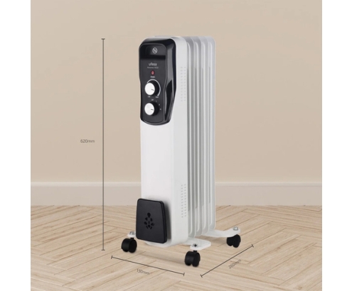 Ufesa Antares 1000 Interior Negro, Blanco 1000 W Radiador de aceite eléctrico