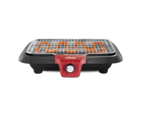 Ufesa BB7640 parrilla de interior 2300 W Negro, Rojo