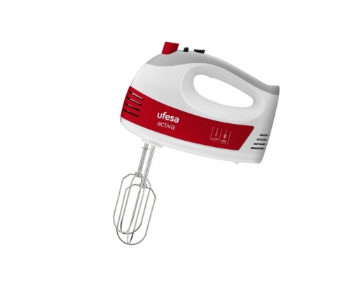 Ufesa BV4650 ACTIVA Batidora de mano 400 W Rojo, Blanco