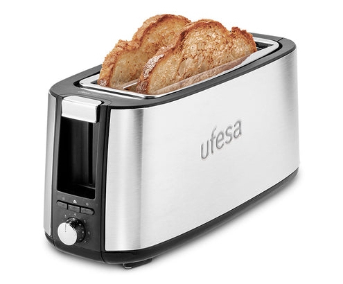 Ufesa Duo Plus 7 2 rebanada(s) 1400 W Plata