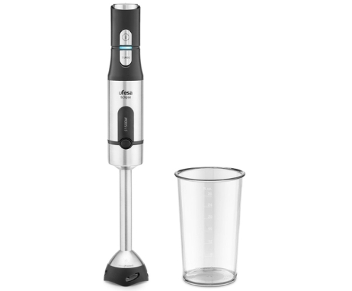 Ufesa Eclipse Max 0,8 L Batidora de vaso portátil 1500 W Negro, Acero inoxidable