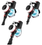 Ufesa Inspire U3 Digital Aspiradora escoba 2 en 1 Corriente alterna Secar Sin bolsa 0,8 L 130 W Negro, Rojo, Blanco 2 Ah