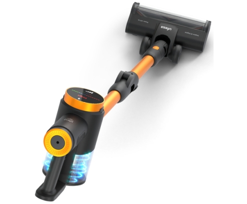 Ufesa Inspire U5 Digital Aspiradora escoba 2 en 1 Corriente alterna Secar Sin bolsa 0,5 L 300 W Negro, Amarillo 2 Ah