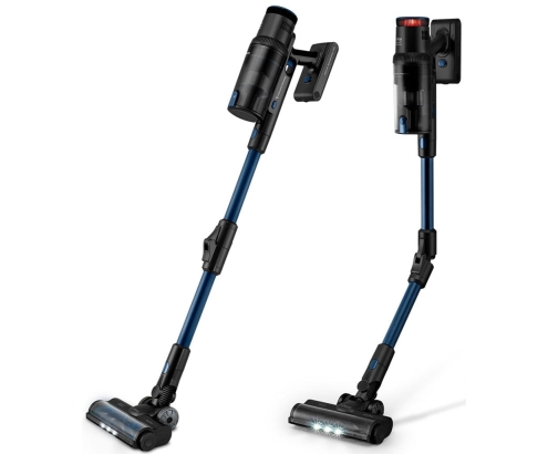 Ufesa Inspire U7 Digital PRO Aspiradora escoba 2 en 1 Corriente alterna Secar Sin bolsa 0,6 L 500 W Negro, Azul 2 Ah