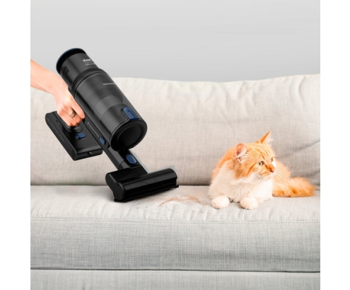 Ufesa Inspire U7 Digital PRO Aspiradora escoba 2 en 1 Corriente alterna Secar Sin bolsa 0,6 L 500 W Negro, Azul 2 Ah