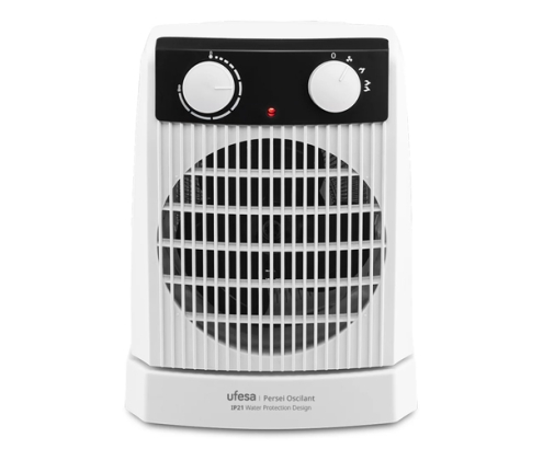 Ufesa Persei Oscilant Interior Negro, Blanco 2000 W Ventilador eléctrico