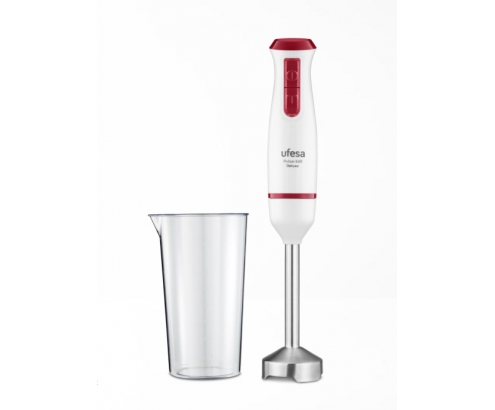 Ufesa Pulsar 600 Delux 0,6 L Batidora de inmersión 600 W Rojo, Blanco