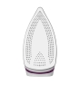Ufesa PV0500 Plancha vapor-seco Suela de acero inoxidable 1100 W Púrpura, Blanco