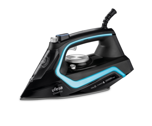 Ufesa PV2600 Plancha vapor-seco Suela de cerámica 2600 W Negro