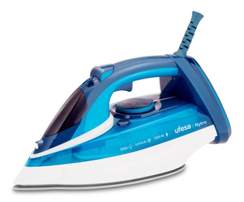Ufesa PV3300 Nytro Plancha vapor-seco 3000 W Azul