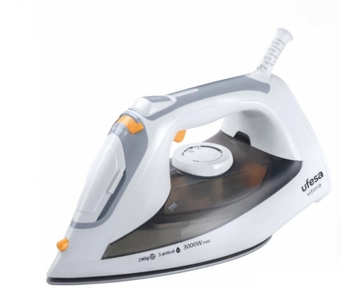 Ufesa PV3700 Plancha vapor-seco 3000 W Gris, Blanco