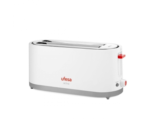 Ufesa TT7375 tostadora 7 2 rebanada(s) 1400 W Gris, Rojo, Blanco