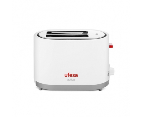 Ufesa TT7385 tostadora 7 2 rebanada(s) 800 W Gris, Rojo, Blanco