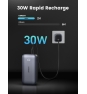 Ugreen 10000mAh Mini Powerbank Quick Charging 30W Gris