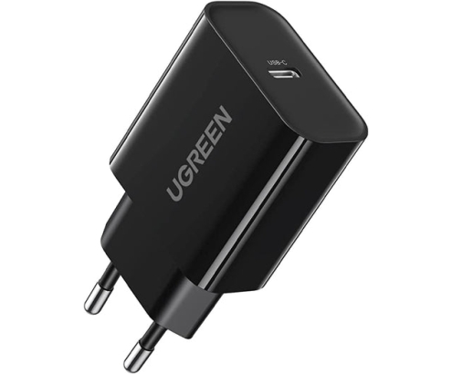 Ugreen 10191 cargador de dispositivo móvil Universal Negro Corriente alterna Carga rápida Interior