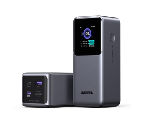 Ugreen 20000mAh 130W Fast Charging Powerbank Litio Gris