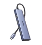Ugreen 20956A hub de interfaz USB Tipo C 5000 Mbit/s Plata