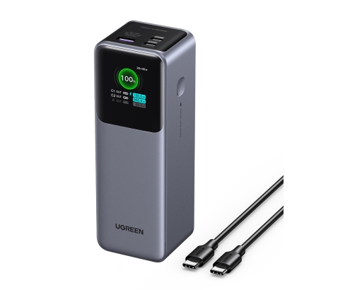 Ugreen 25000mAh 200W Fast Charging Powerbank Gris