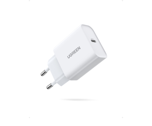 Ugreen 60450 cargador de dispositivo móvil Universal Blanco Corriente alterna Carga rápida Interior