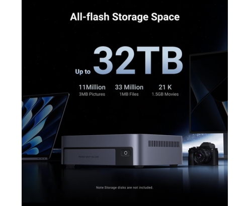 Ugreen DXP480T Plus NAS Escritorio Intel® Core™ i5 8 GB DDR5 Gris