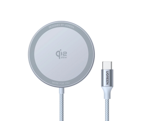 Ugreen MagFlow Smartphone Gris USB Cargador inalámbrico Auto