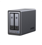 Ugreen NASync DXP2800 NAS System 2-Bay Compacto Intel® N N100 8 GB DDR5 0 TB UGOS Pro Negro