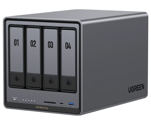 Ugreen NASync DXP4800 Plus NAS Escritorio Intel® Pentium® Gold 8505 8 GB DDR5 0 TB UGOS PRO