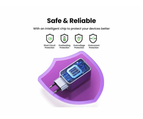 Ugreen Nexode Pro EU 3-Port GaN PD Fast Charger With USB-C Cable Universal Negro, Gris Corriente alterna Carga rápida Interior