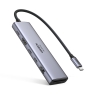 Ugreen REVODOK 7-IN-1 4K@60HZ HDMI DOCK Acoplamiento Base Gris