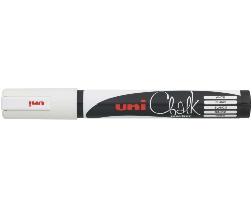 Uni-Ball ChalkGlass Chalk marcador de tiza Blanco 1 pieza(s)