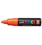 Uni-Ball ChalkGlass PC-7M Naranja