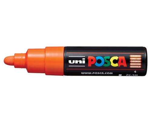 Uni-Ball ChalkGlass PC-7M Naranja