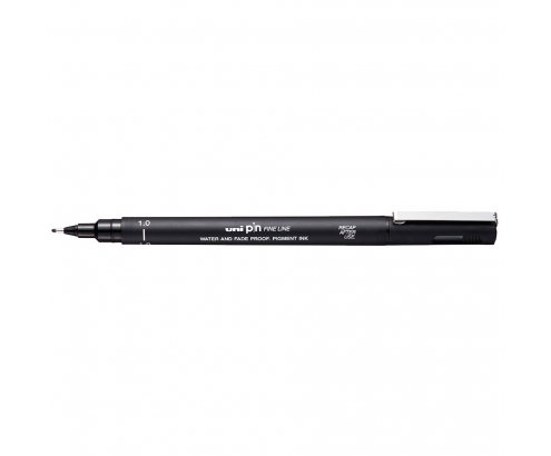 Uni-Ball PIN 1.0 rotulador de punta fina Negro 1 pieza(s)