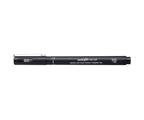 Uni-Ball PIN 1.0 rotulador de punta fina Negro 1 pieza(s)