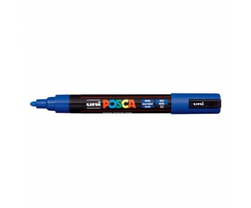 Uni POSCA PC-5M marcador 1 pieza(s) Punta redonda Azul